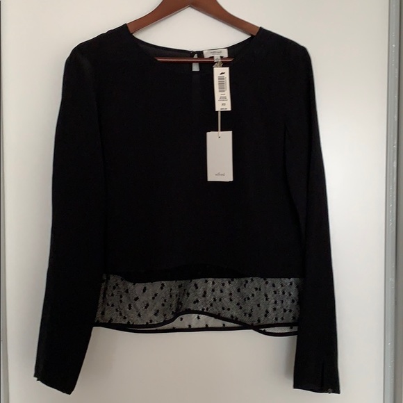 Brand New Wilfred 100% Silk Black XS - Picture 2 of 8